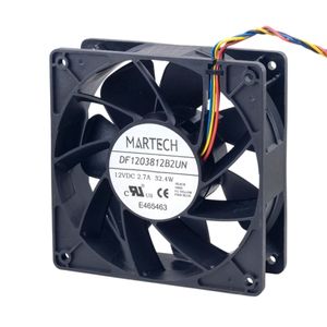 جت فن 12V-2.7A سایز 12x12x3.8cm مارک MARTECH مدل DF1203812B2UN