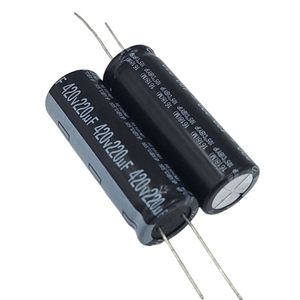 خازن الکترولیتی 220uF / 420V تایوانی مارک TAICON با طول عمر بالا