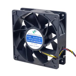 جت فن 12V-2.7A سایز 12x12x3.8cm مدل XD1238H12B-6