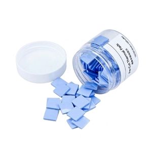 پد حرارتی سیلیکونی چسب دار سایز 12x12mm با ضخامت 1.5mm بسته100 عددی