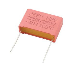 خازن 2.2uF / 250V MKT مارک JEFU