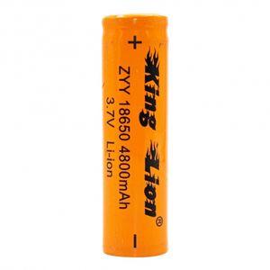 باتری لیتیوم یون 3.7v سایز 18650 سرتخت 4800mAh