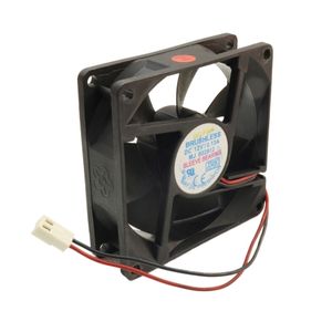 فن 12V دو سیمه سایز 8x8 ضخامت 2.5cm مارک MAYJIE مدل MJ802512