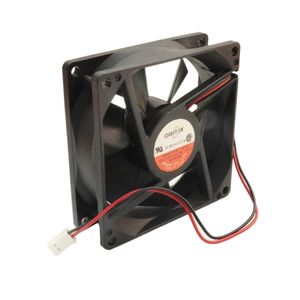 فن 12V دو سیمه سایز 8x8 ضخامت 2.5cm مارک ORITEK مدل D0825B-12M