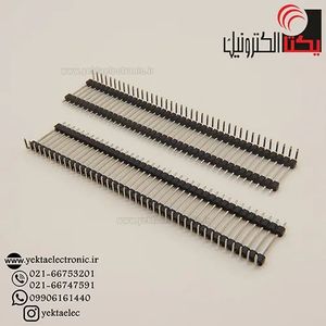 پین هدر نر رایت بلند 40*1 پین 2.54 میلیمتر