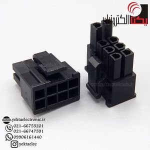 کانکتور 6 پین +2 بین راهی ATX مادگی (3*2)
