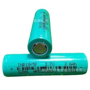 باتری لیتیوم یون 3.7v سایز 18650 سرتخت 2600mAh ضریب جریان 5C مدل INR1865P