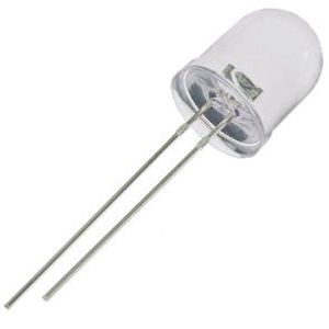 White LED شفاف 10mm