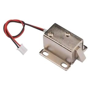 قفل الکترونیکی درب 12 ولتی مدل زبانه بزرگ سایز 54x40x28mm
