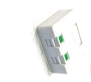 پریز شبکه روکار دو خروجی CAT5E