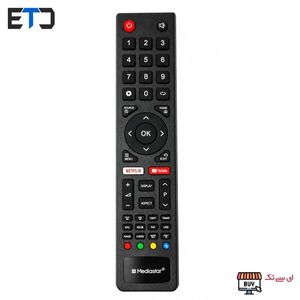 ریموت کنترل تلویزیون Mediastar مدیا استار دکمه قرمز