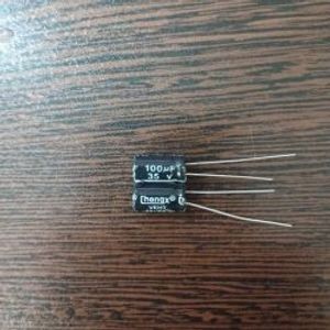 ChongX 35V 100uF - خازن 35 ولت 100 میکرو فاراد - 11 * 6