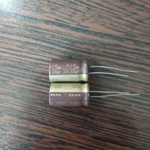 ELNA 50V 330uF - خازن 50 ولت 330 میکرو فاراد سری RJH