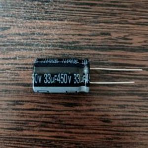 TAICON 450V 33uF - خازن الکترولیت 450 ولت 33 میکرو فاراد سری AQ ابعاد 26 * 16