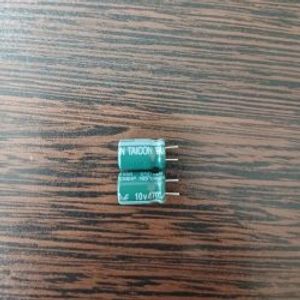 TAICON 10V 470uF - خازن 10 ولت 470 میکرو فاراد سری HD - ابعاد 12 * 8