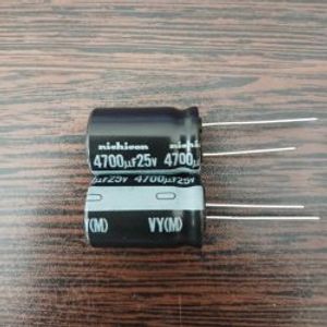 nichicon 25V 4700uF - خازن 25 ولت 4700 میکرو فاراد سری VY ابعاد 26 * 16