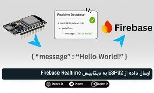 ارسال داده از ESP32 به دیتابیس Firebase Realtime