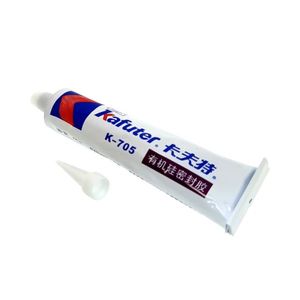 چسب سیلیکون 45 گرمی کافوتر Kafuter مدل K-705 شفاف
