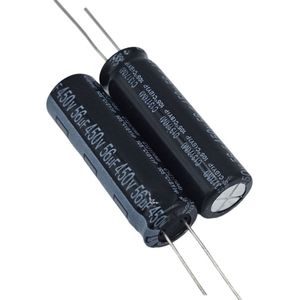 خازن الکترولیتی 56uF / 450V تایوانی مارک TAICON با طول عمر بالا