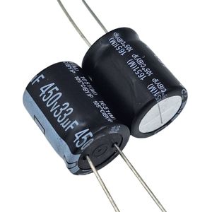 خازن الکترولیتی 33uF / 450V تایوانی مارک TAICON با طول عمر بالا