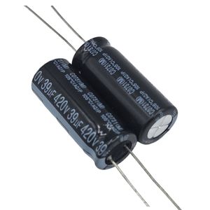 خازن الکترولیتی 39uF / 420V تایوانی مارک TAICON با طول عمر بالا