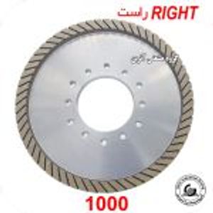 سنگ چمفر شیاردار خشک مدل 1000 سایز 10*12.5*110/105*80*250 (راست)