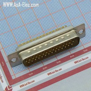 دی کانکتور 44 پین نر سه ردیفه سرکابلی صنعتی