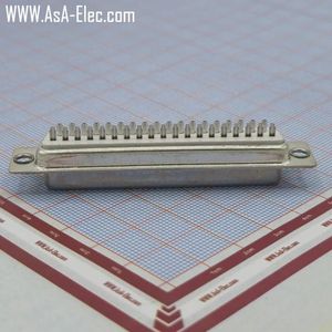 دی کانکتور 37 پین ماده دو ردیفه سرکابلی
