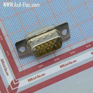 دی کانکتور 15 پین نر سه ردیفه سرکابلی(VGA) صنعتی
