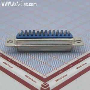 دی کانکتور 25 پین ماده دو ردیفه سرکابلی