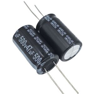 خازن الکترولیتی 47uF / 500V تایوانی مارک TAICON با طول عمر بالا