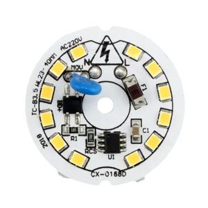 LED DOB سفید آفتابی 220VAC 6W دارای مدار محافظتی Anti Surge گرد قطر 37mm مدل CX-0168D