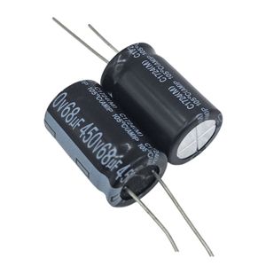 خازن الکترولیتی 68uF / 450V تایوانی مارک TAICON با طول عمر بالا