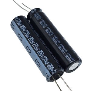 خازن الکترولیتی 270uF / 200V تایوانی مارک TAICON با طول عمر بالا