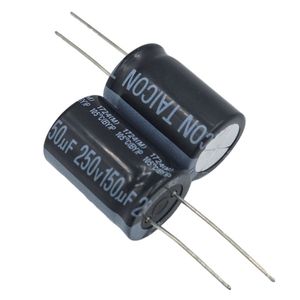 خازن الکترولیتی 150uF / 250V تایوانی مارک TAICON با طول عمر بالا