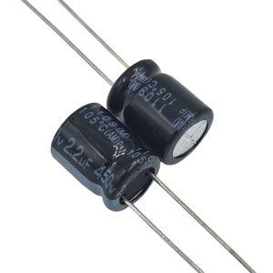 خازن الکترولیتی 2.2uF / 450V تایوانی مارک TAICON با طول عمر بالا