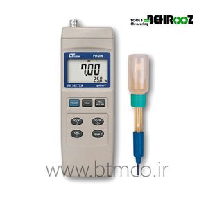 ph/oh متر، اسيدسنج خاک لوترون Lutron PH METER, RS-232 - PH-208
