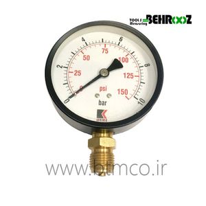 گیج فشار 10 بار صفحه 10 سانت ویکی