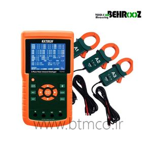 پاورآنالایزر و دیتالاگر سه فاز اکستک EXTECH PQ3450-12