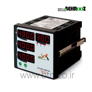 مولتی متر سه فاز چهار نمایشگر برنا مدل BORNA MM3-4A