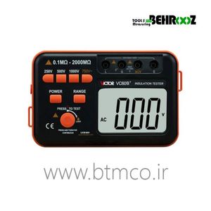 تستر مقاومت عایق دیجیتالی ویکتور مدل VC60B plus