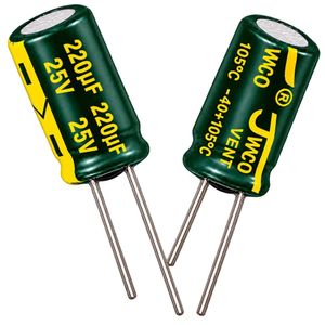 خازن JWCO Green 220µF 25V
