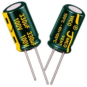 خازن JWCO Green 330µF 100V