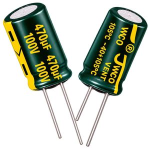 خازن JWCO Green 470µF 100V