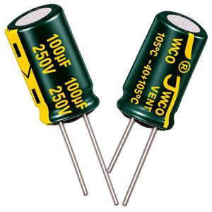 خازن JWCO Green 100µF 250V