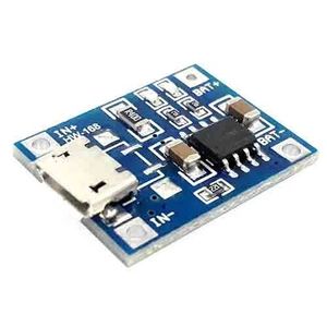 ماژول شارژ باتری لیتیومی 1 آمپر TC4056/TP4056 با پورت Micro USB