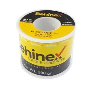 سیم لحیم 0.8 میلی متر 100 گرمی Behinex