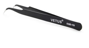 پنس سر کج Antistatic