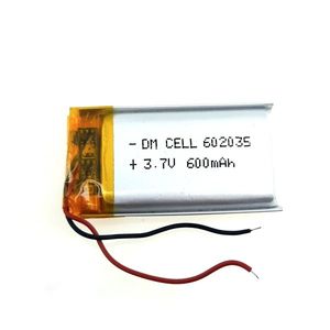 باتری لیتیوم پلیمر 3.7 ولت 600mAh