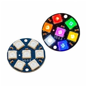 ماژول LED RGB WS2812 دایره ای 7 پیکسل